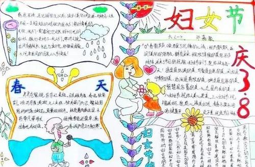 妇女节手抄报简单又漂亮 三八妇女节手抄报漂亮