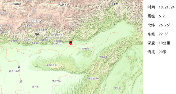 印度东北部附近发生6 2级左右地震 地震来临要如何保护自己