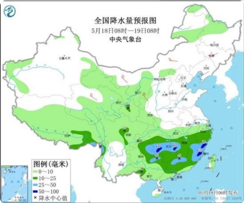 南方将有持续性降雨和强对流天气 南方将有强降雨天气 南方将再迎强降雨