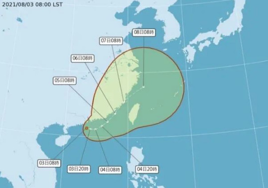 台风卢碧最新消息2021 台风卢碧路径实时发布系统 2021年第9号台风卢碧什么时候生成