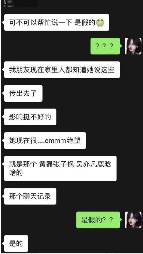 张子枫和黄磊搞过 黄磊和张子枫聊天记录